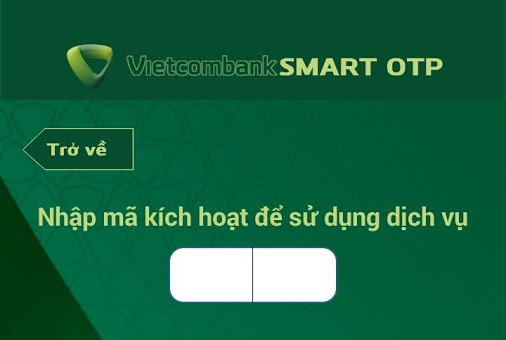 Vietcombank: Thay đổi dịch vụ Smart OTP